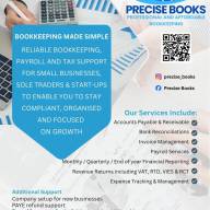 Precise Books - For all your Bookkeeping Needs